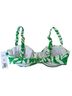 Freshwater Print Green White Swimsuit Top Size S - photo 2