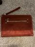Express Red Brown Leather Clutch One size - photo 4