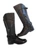 FRYE 100% Leather Black Boots Size 7 - photo 8