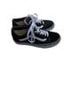 Vans 100% Canvas Color Block Black White Sneakers Size 6 1/2 - photo 1