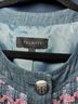Talbots 65% Cotton 20% Polyester 13% Acrylic 2% Other 100% Linen Houndstooth Pink Blue Blazer Size L - photo 4