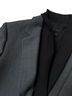 Theory Gray Black Blazer Size 12 - photo 9
