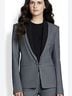 Theory Gray Black Blazer Size 12 - photo 10