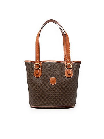 Céline Macadam Coated Canvas Tote (view 1)