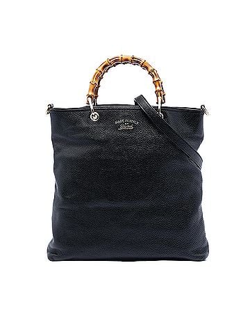 Gucci Tall Leather Bamboo Shopper Tote (view 1)