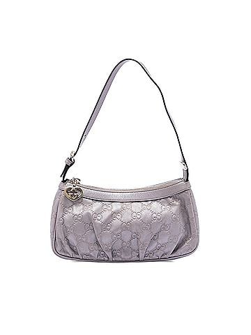 Gucci Metallic Guccissima Lovely Heart Pochette (view 1)