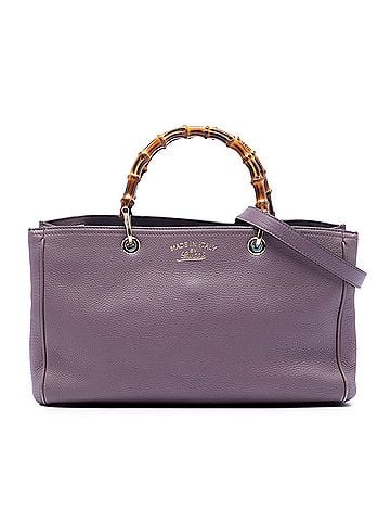 Gucci Medium Calfskin Bamboo Shopper Satchel (view 1)
