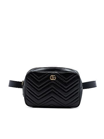 Gucci GG Marmont Square Matelasse Leather Belt Bag (view 1)