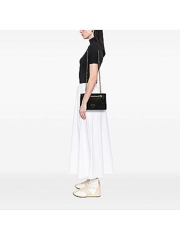 Prada Tessuto Chain Flap Crossbody (view 2)