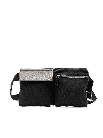 Gucci GG Canvas Double Pocket Belt Bag (view 1)