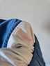 Free People Blue Gray White Cargo Shorts Size M - photo 6