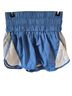 Free People Blue Gray White Cargo Shorts Size M - photo 1