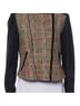 Theory 100% Silk Tweed Black Multi Color Jacket Size L - photo 1