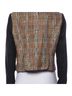 Theory 100% Silk Tweed Black Multi Color Jacket Size L - photo 2
