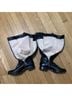 Michael Kors Black Silver Boots Size 8 1/2 - photo 5