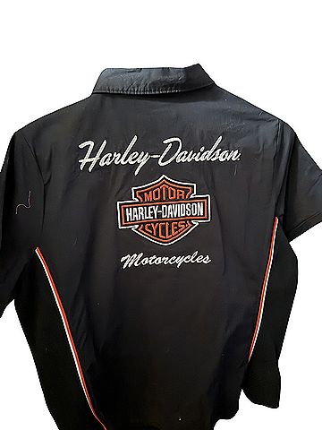 Harley Davidson Short Sleeve Button-Down Shirt (view 2)
