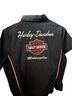 Harley Davidson Black Short Sleeve Button-Down Shirt Size 1X - photo 2