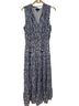 1.State 100% Polyester Floral Blue White Cocktail Dress Size M - photo 1