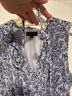 1.State 100% Polyester Floral Blue White Cocktail Dress Size M - photo 4