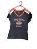 Harley Davidson Black Orange T-Shirt Size 2X - photo 1