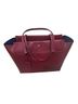 Tory Burch Burgundy Blue Tote One size - photo 1