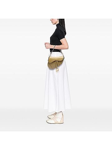 Dior Smooth Calfskin Saddle Bag (view 2)