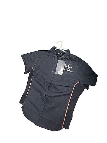 Harley Davidson Short Sleeve Button-Down Shirt (view 1)