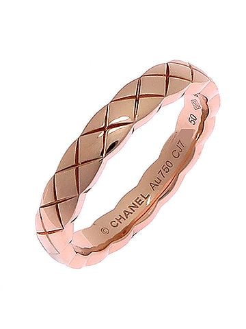 Chanel Chanel #50 Coco Crush Women's Ring J11785 750 Pink Gold (view 1)