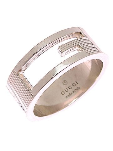 Gucci Gucci #17 SV925 Outcut G Women's/Men's Ring - Sterling Silver 925 (view 1)