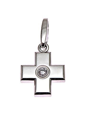 Cartier Cartier 750WG Cross Charm, Women's/Men's B3007700, 750 White Gold (view 1)