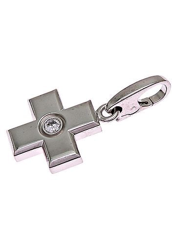 Cartier Cartier 750WG Cross Charm, Women's/Men's B3007700, 750 White Gold (view 2)