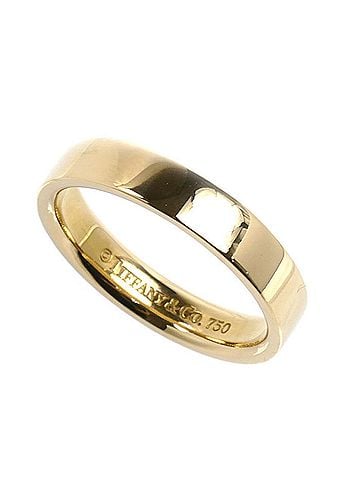 Tiffany & Co. TIFFANY&Co. Tiffany 18K Yellow Gold Flat Band Ring (5.6g) - Men's & Women's (view 1)