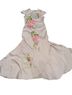 Fehaute 100% Polyester Floral Pink Gray Casual Dress Size 4 - photo 1