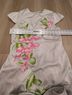 Fehaute 100% Polyester Floral Pink Gray Casual Dress Size 4 - photo 6