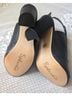 Splendid 100% Leather Black Heels Size 6 1/2 - photo 3