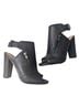 Splendid 100% Leather Black Heels Size 6 1/2 - photo 1