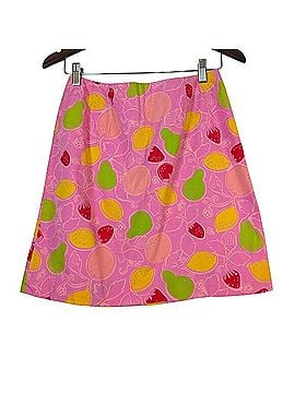 Lilly Pulitzer Y2K Fruit Print A-Line Mini Casual Skirt (view 1)
