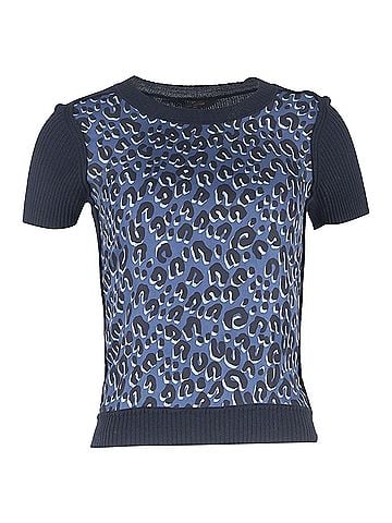 Louis Vuitton Louis Vuitton Printed T-Shirt in Animal Print Wool (view 1)