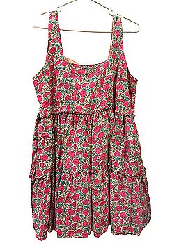 elegant fantasy dress Red/Gold Upscale Fantasy Belle Gown with Flowers Medium
