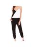 Parker 100% Polyester Color Block Black White Jumpsuit Size S - photo 1