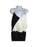 Parker 100% Polyester Color Block Black White Jumpsuit Size S - photo 4
