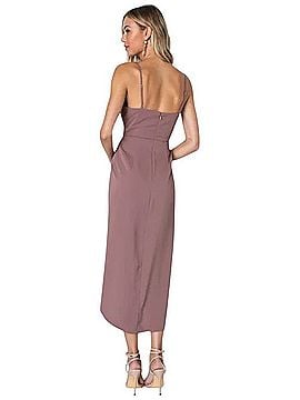 denim drop waist dress The Nottingham Drop Waist Denim Midi Dress Medium / Medium Wash