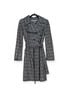 Roland Mouret Tweed Gray Blue Coat Size 4 - photo 4
