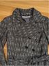 Roland Mouret Tweed Gray Blue Coat Size 4 - photo 5