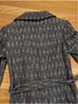 Roland Mouret Tweed Gray Blue Coat Size 4 - photo 16