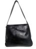 Elena Solano 100% Leather Black Silver Shoulder Bag One size - photo 1