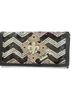 Miss Me Chevron-herringbone Black Silver Pink Leather Wallet One size - photo 1