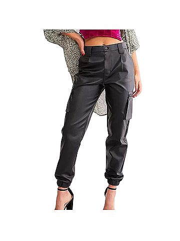 KanCan Signature Faux Leather Pants (view 1)