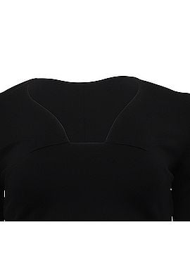 Givenchy  Givenchy Long Sleeve Crop Top in Black Viscose (view 2)