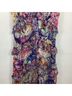 MARCHESA notte 100% Polyester Floral Blue Multi Color Casual Dress Size 6 - photo 5